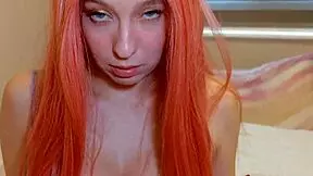 Helping my tired step-sister go to bed!