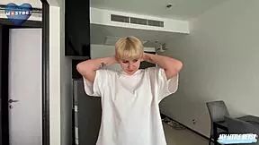 Prepared my virgin stepdaughter for a date with her bf - fucked her and cum on face