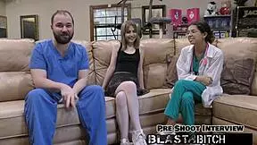 daisy beans gets her pussy blasted with cum in pov