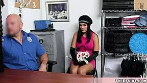 Elegant Italian Shoplifter Alina Fucked