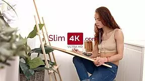 Tiny 18+ redhead named Red Madness discovers inspiration through passionate sex scenes. 😘