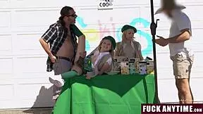 Freeuse stepdaughters sell cookies and suck cock with their stepdads guidance - fuckanytime