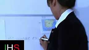 beautiful brunette girl fucked in the pussy with cumshot on the face