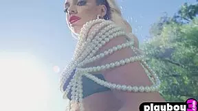 allie nicole subtly reveals her perfect big tits in this alluring exposure