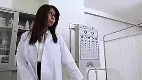 petite japanese nympho nurse blows client in hospital and swallows 😈