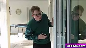 Is lucky jimmy fucking these horny babes in a foursome?