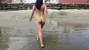 Sex On The Beach With A Perverted Old Man