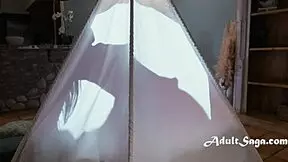 Busty Ebony Teen 18+ Rides Step Dad In Indoor Tent While Stepmom Naps - Lily Starfire Ken Feels