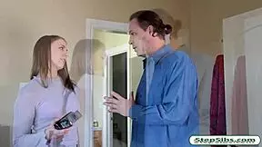 Chloe Scott Gets Banged by Stepdad in Group Action with Blowjob and Ass Licking