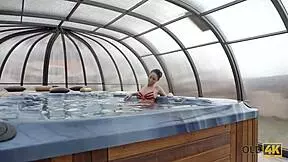 Old4k handsome angie moon makes awesome love to flawless young model