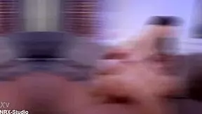 Piss First Anal Fisting with 18yo Sofa Monster Cock