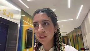 Crazy Public Blowjob In Shopping Mall Toilet!