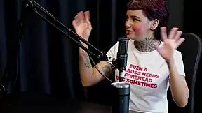 I got nervous thinking they'd eat my ass, but I got the tattoo in the orgy and exposed myself, says annie clementine in sheer red.