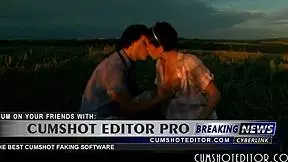 Babe rides cock outdoors in public