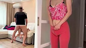 Russian stepmom chats with girlfriend