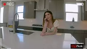 Camilla Cream Begs For Stepdad's Huge Cock After Catching Him Stroking