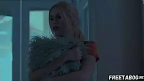 Fuck That Little Stepsister In Bed On Vacation!