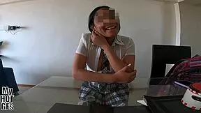 Teen Offers To Do Anything For Help With Homework, Gets Fucked Hard