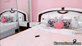 Beautiful Girl Feels Oil Rubbing Her Ass Sensually