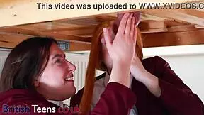 College students milk cock and cover uniforms in cum!