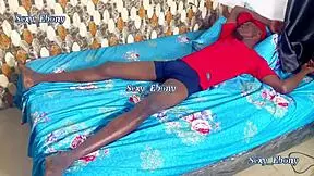 Ebony Petite Teen Rides Big Fat Cock In Sloppy Bed Session