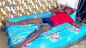 Ebony Petite Teen Rides Big Fat Cock In Sloppy Bed Session