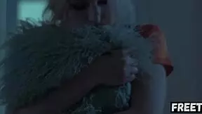 Fuck That Little Stepsister In Bed On Vacation!