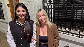 kourtney love and salome gil get drilled by argentina's biggest cock, cofla24cm