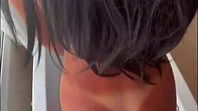 I Put My Dress On Tighter And My Roommate Couldn't Resist Fucking Me In The Shower