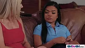 busty stepmom facesit latin stepdaughter