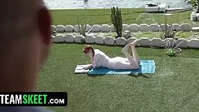 krystal orchid shows off her bracefaced ginger bush