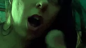 Latina mom breastfeeds husband until he swallows milk during long car trip