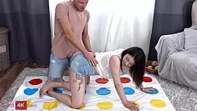 Alice Moon, The Busty Gf, Fucks Her Boyfriend After Twister 😍