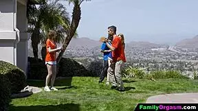 familyorgasm - teen 18+s hanging with stepdad to learn baseball?