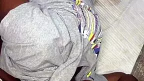 Sweet pussy gets roughly fucked in a quickie session.