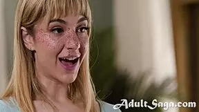 calming our stepdaughters nerves with gentle touches