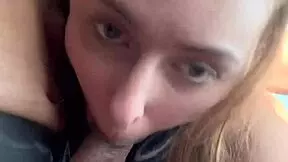 Latina mom breastfeeds husband until he swallows milk during long car trip