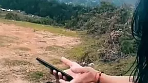 Outdoor encounter with stranger watching for days