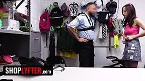 the lp officer brings the senator's stepdaughter to the back office after shoplifting