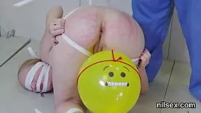 Spicy teen was taken to asylum for awkward therapy sessions.