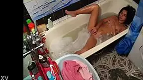 My Barely Legal Step-Sister Fucks Her Little Hole Hidden Camera