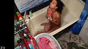 My Barely Legal Step-Sister Fucks Her Little Hole Hidden Camera