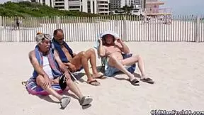 Old Step Dad And Two Compeers Daughters Staycation With A Latin Hottie