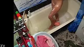 My Barely Legal Step-Sister Fucks Her Little Hole Hidden Camera