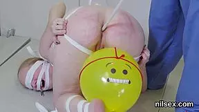 Spicy teen was taken to asylum for awkward therapy sessions.