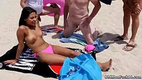 Old Step Dad And Two Compeers Daughters Staycation With A Latin Hottie