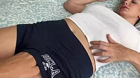 Shh, don't scream as I fuck my stepdaughter while stepmom is next door