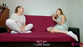 Twins argue over sucking delivery man 😏