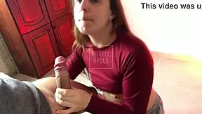 oh man, check out this latina beauty giving a drooling blowjob with her perfect lips and big ass