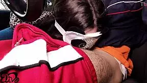 Intense Emotions Surge During Blowjob in the Car by Amateur Couple Elivalove.